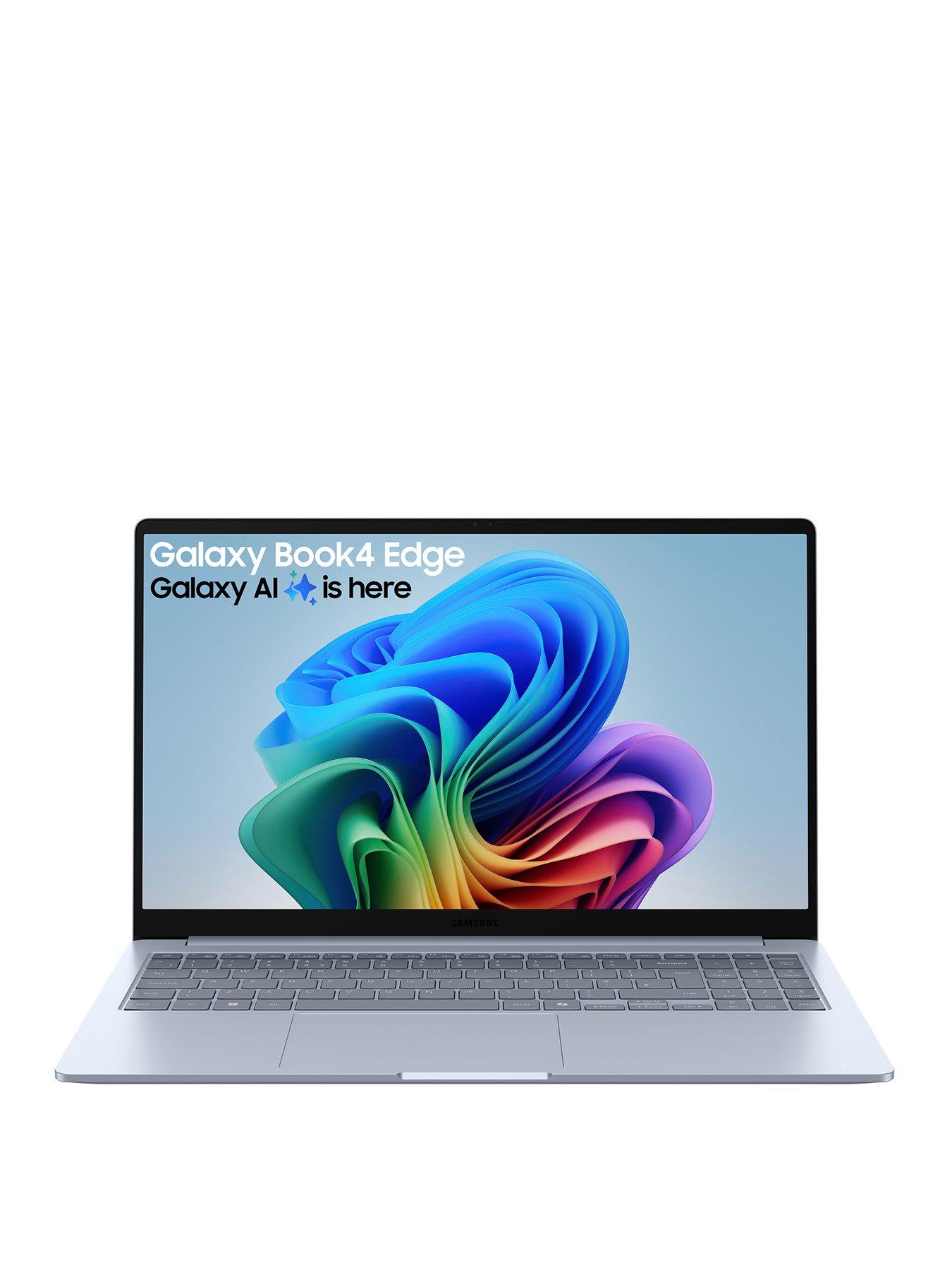 Samsung Galaxy Book4 Edge - Copilot+ PC - 15.6in FHD IPS, Snapdragon X, 16GB RAM, 256GB SSD - Sapphire Blue