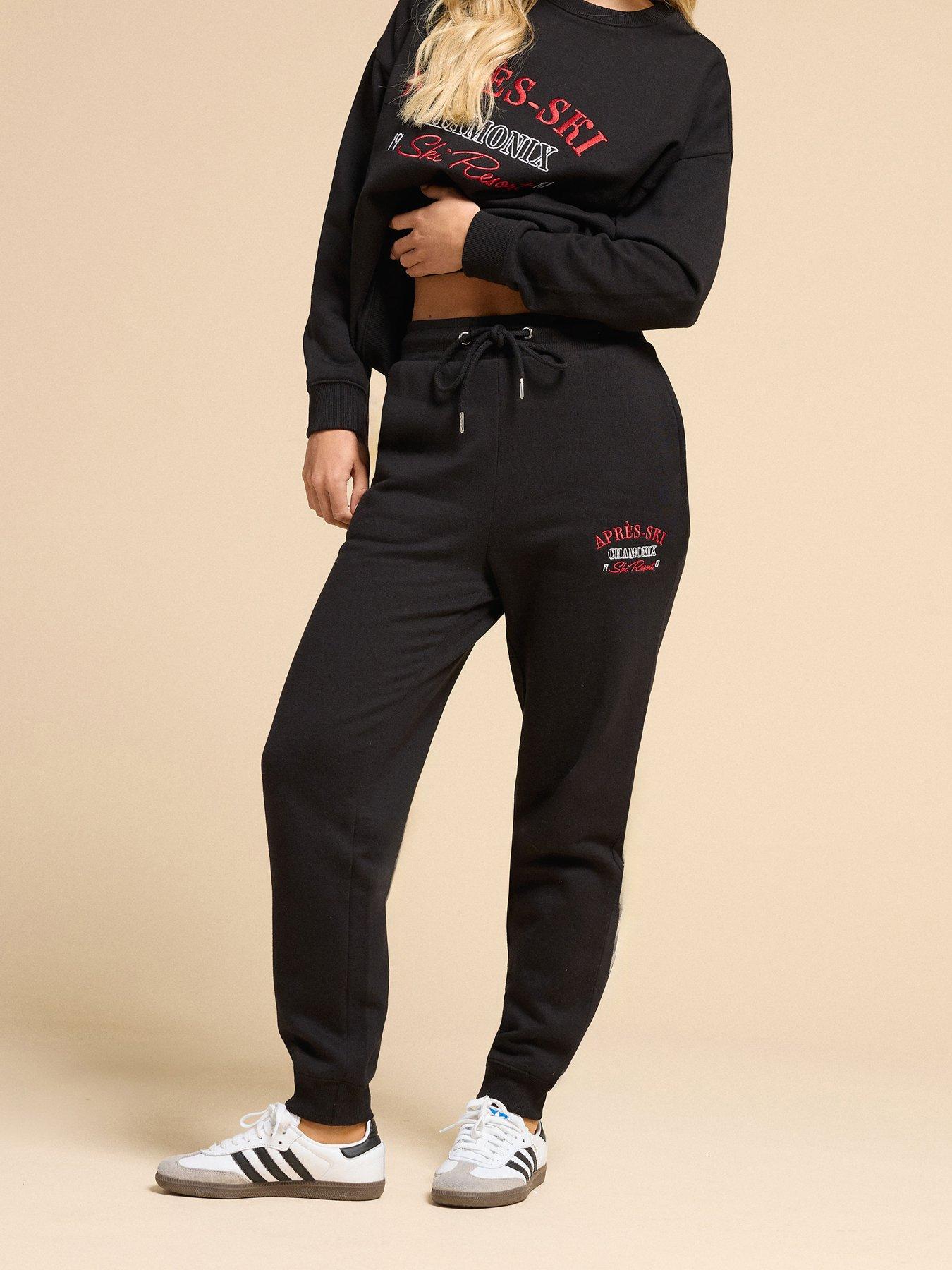 PixieGirl Petite Apres Ski Jogger - Black