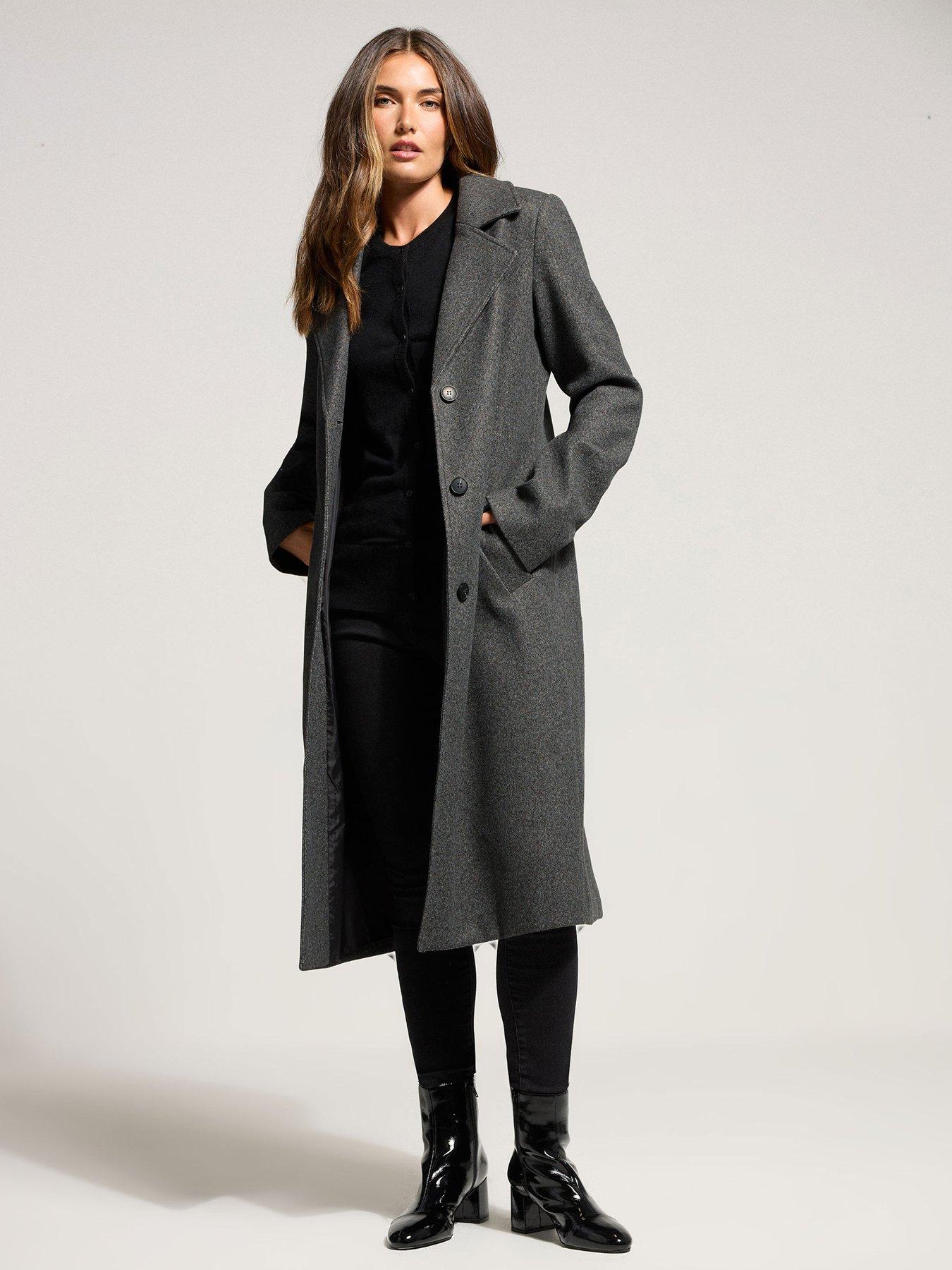 undefined City Coat - Grey