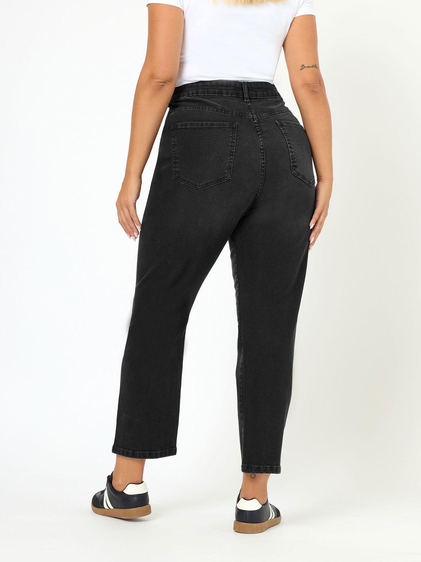 Image 2 of 4 of Yours Curve Carrot Jean - Black