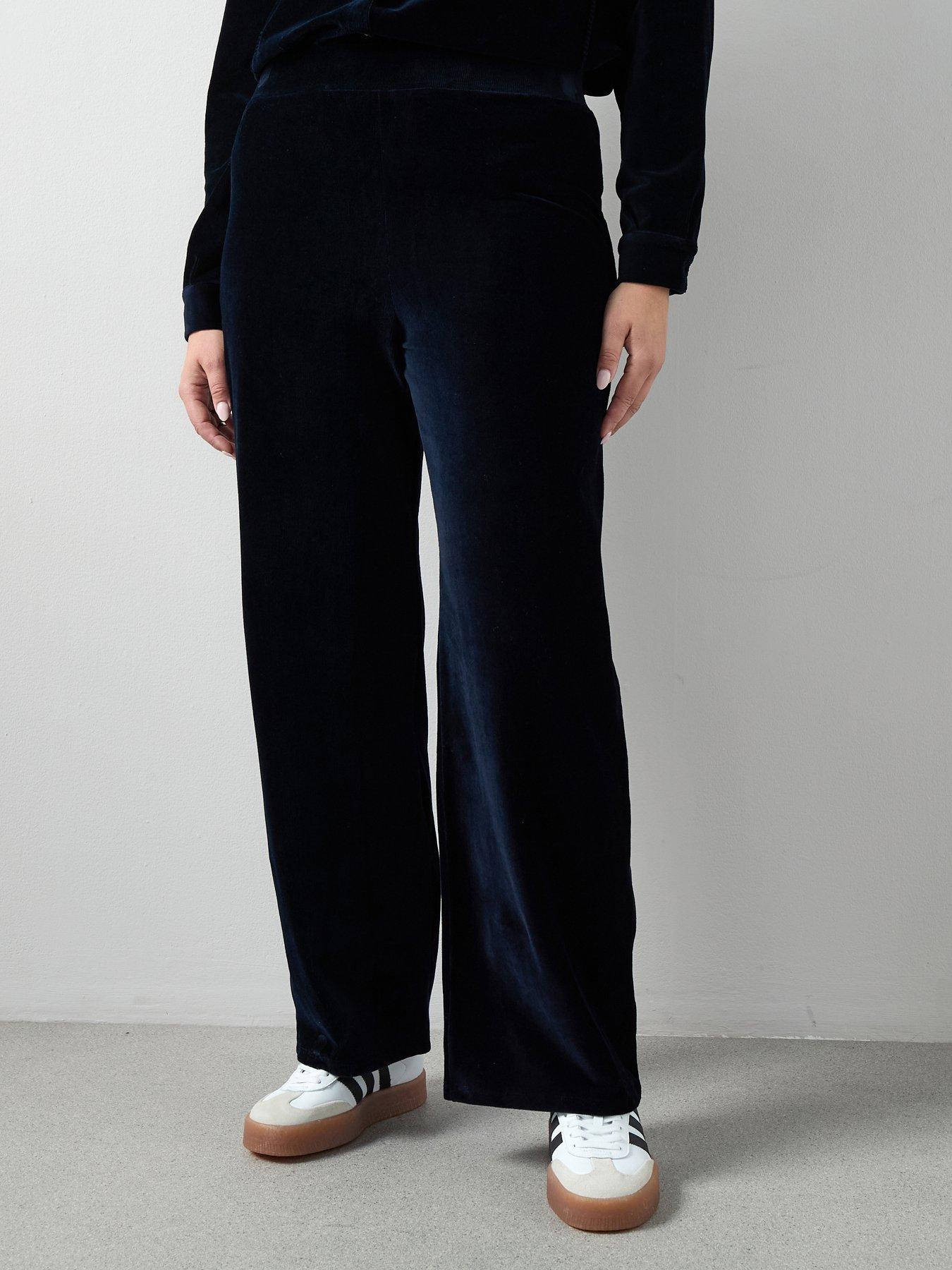 The Very Collection Curve Stretch Cord Wide Leg Trouser Co-ord
