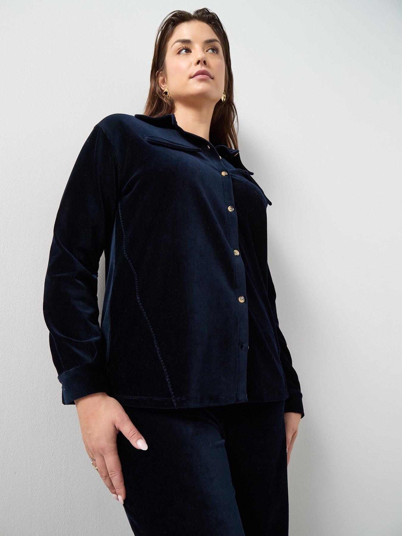 Image 4 of 6 of The Very Collection Curve Stretch Cord Wide Leg Trouser Co-ord