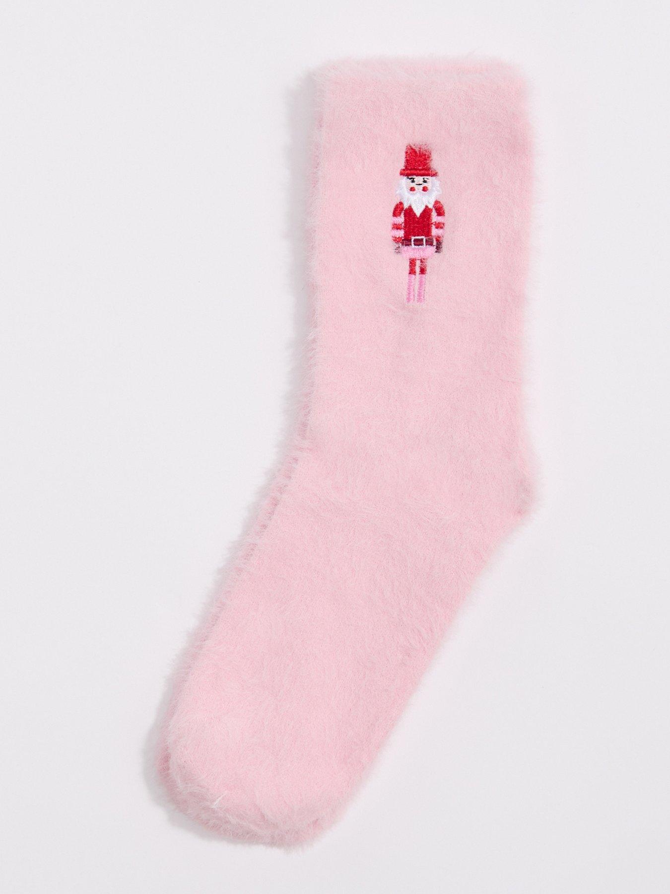 Boux Avenue Nutcracker Cosy Socks - Pink