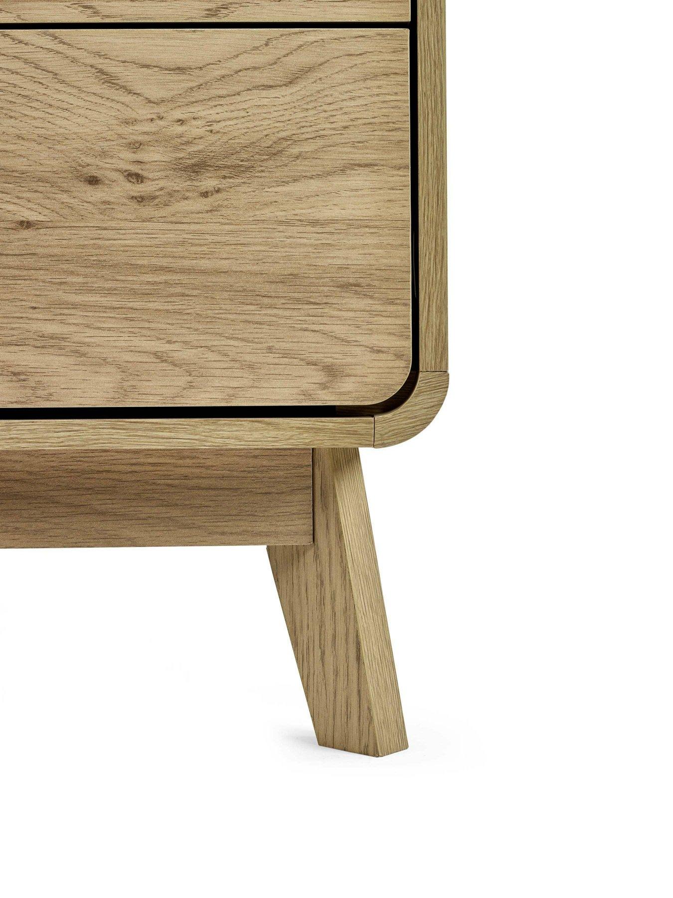 Image 6 of 7 of Julian Bowen Ingrid 2 Drawer Bedside Table