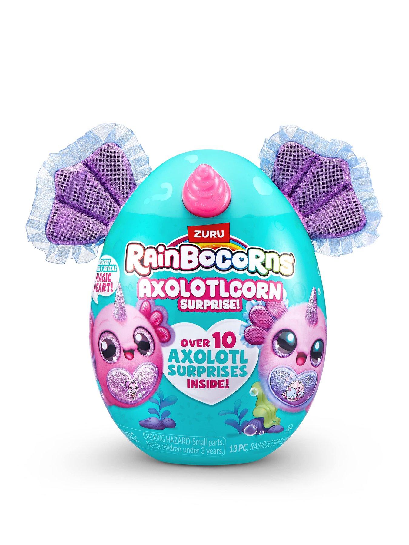  image of zuru-rainbocorns-sparkle-heart-surprise-axolotl-collectable-plush-toy
