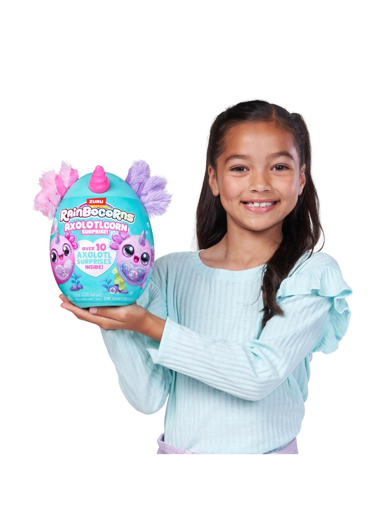  image of zuru-rainbocorns-sparkle-heart-surprise-axolotl-collectable-plush-toy
