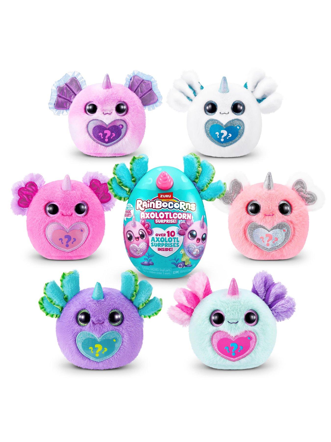  image of zuru-rainbocorns-sparkle-heart-surprise-axolotl-collectable-plush-toy