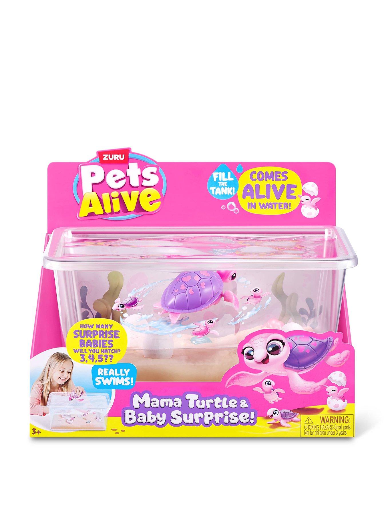 zuru-pets-alive-mama-amp-baby-surprise-mama-turtle-playset