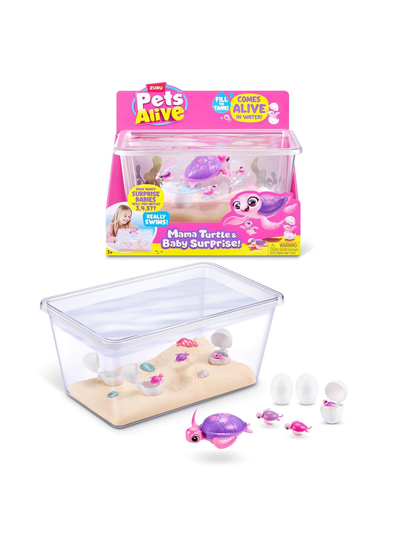 Image 2 of 6 of Zuru Pets Alive Mama &amp; Baby Surprise Mama Turtle Playset
