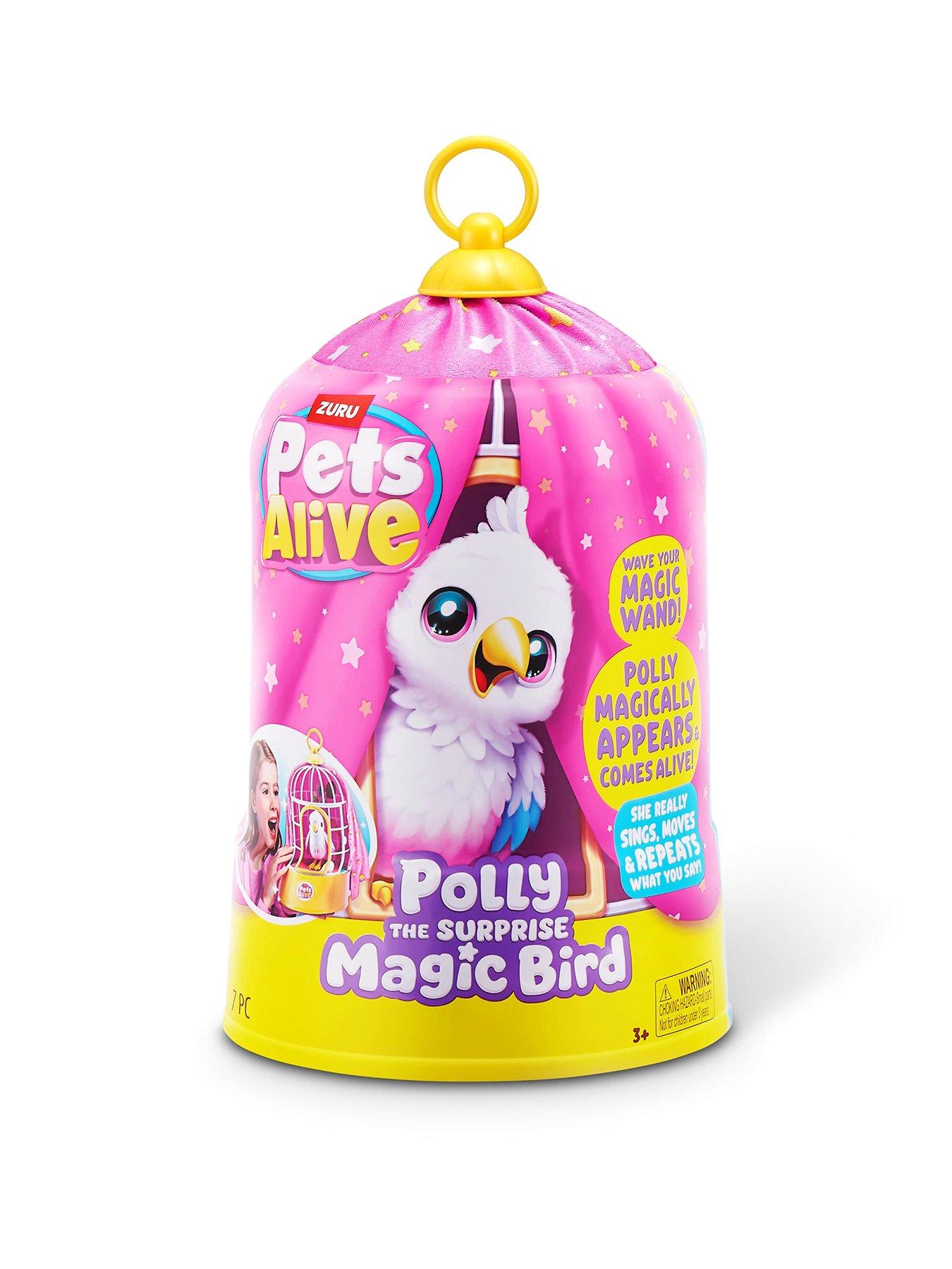 Image 1 of 7 of Zuru Pets Alive Polly the&nbsp;Magic Bird&nbsp;Playset
