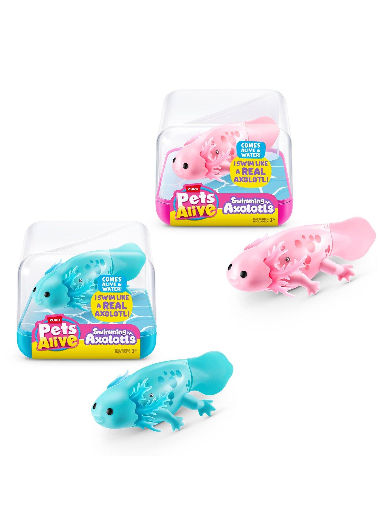  image of zuru-pets-alive-water-activated-swimming-axolotl--nbsppack-of-2