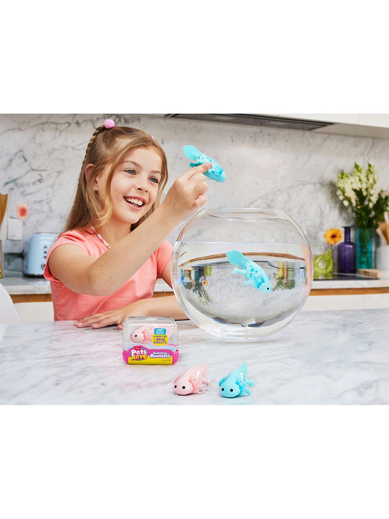 Image 3 of 7 of Zuru Pets Alive Water Activated Swimming Axolotl -&nbsp;Pack of 2