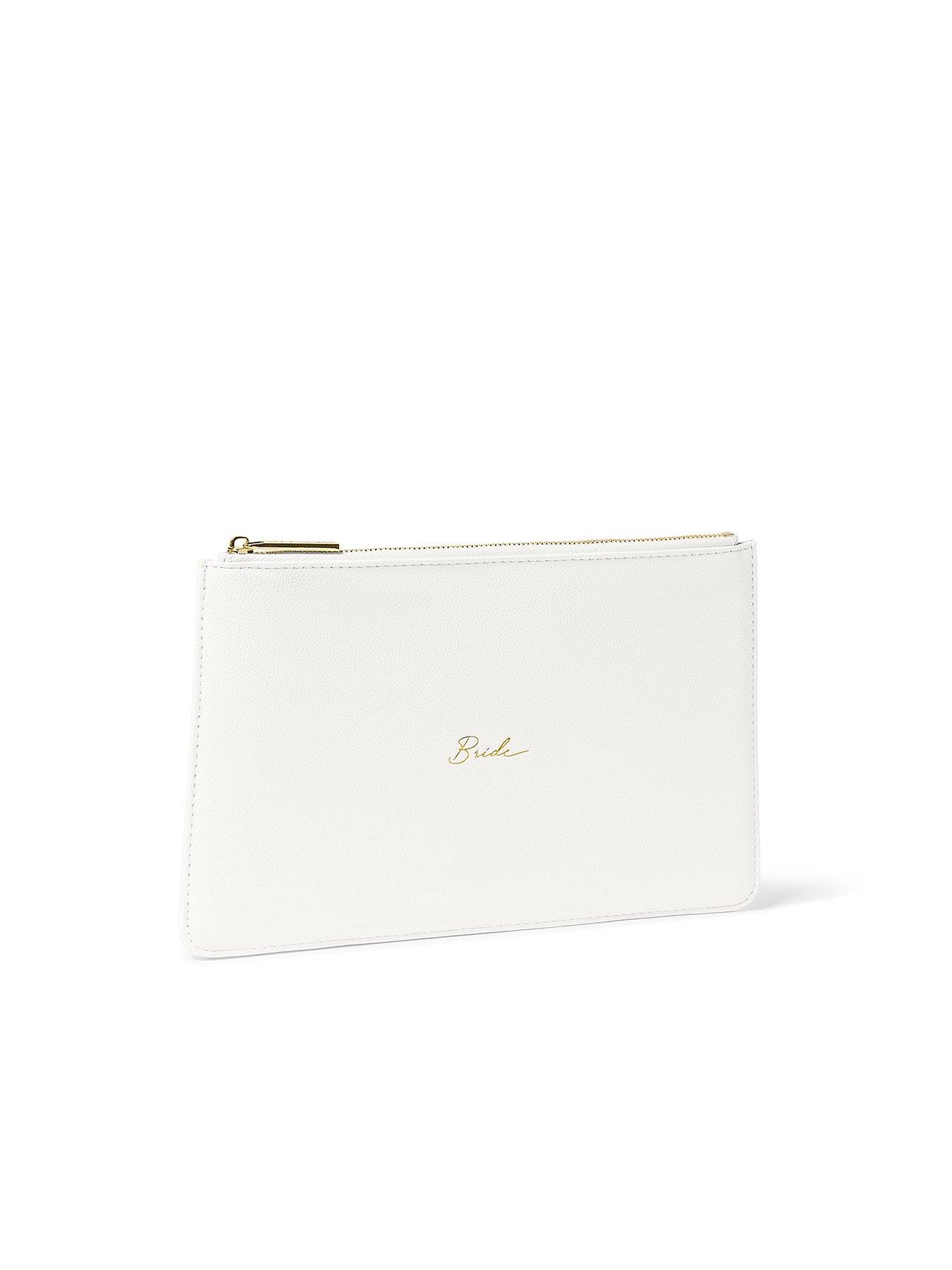 Image 2 of 5 of Katie Loxton BRIDAL SENTIMENT POUCH , BRIDE , White