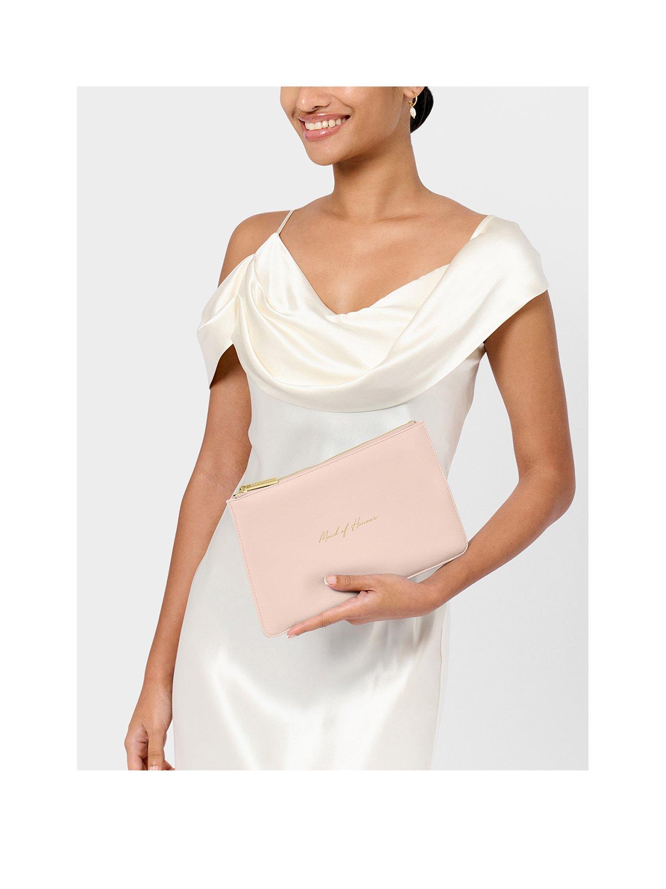 undefined BRIDAL SENTIMENT POUCH , MAID OF HONOUR , Light Pink