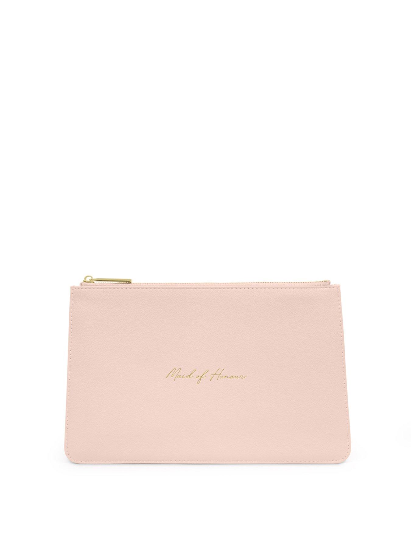 Image 4 of 5 of Katie Loxton BRIDAL SENTIMENT POUCH , MAID OF HONOUR , Light Pink