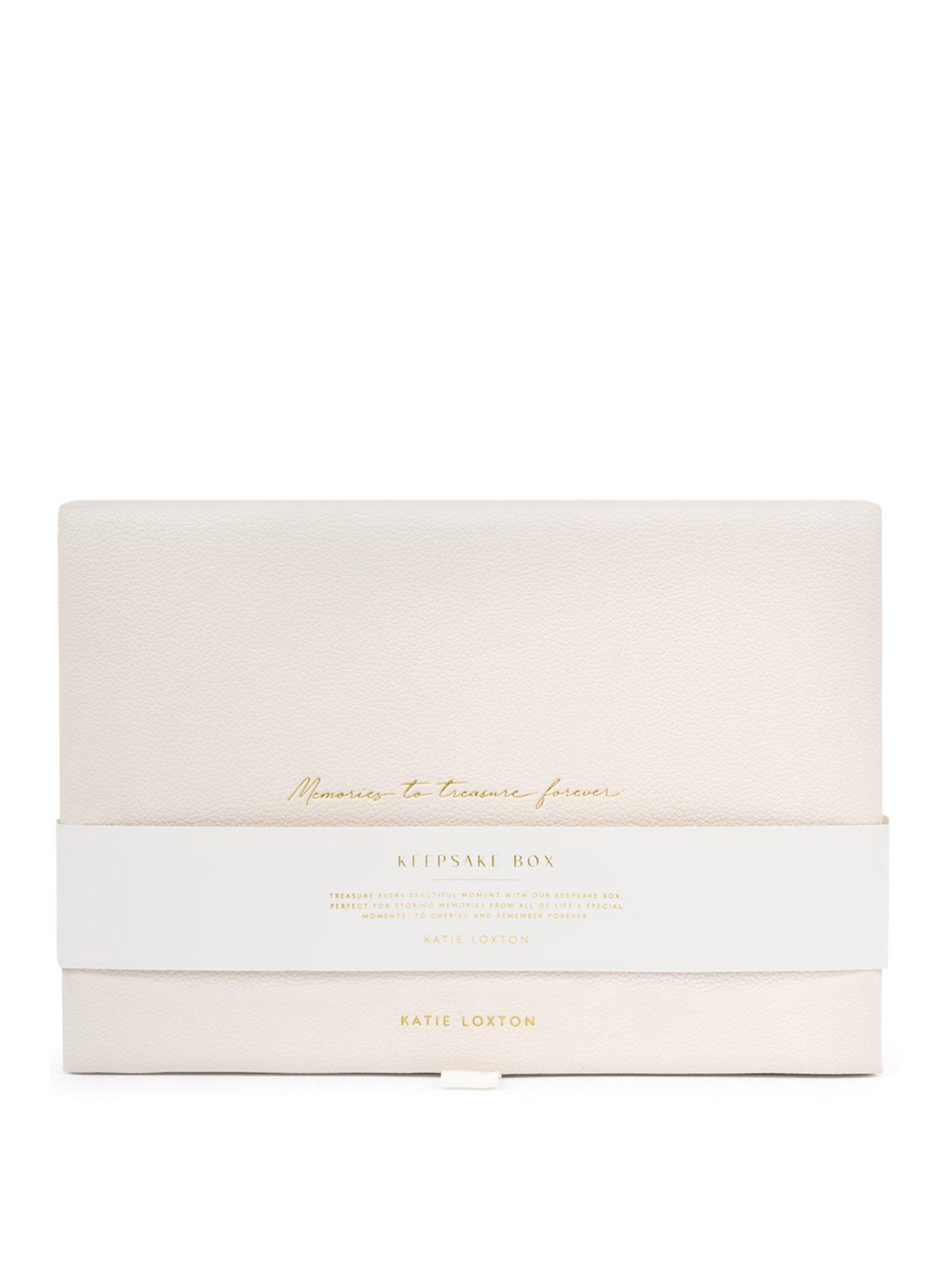 Katie Loxton BRIDAL KEEPSAKE BOX , MEMORIES TO TREASURE FOREVER , Off White