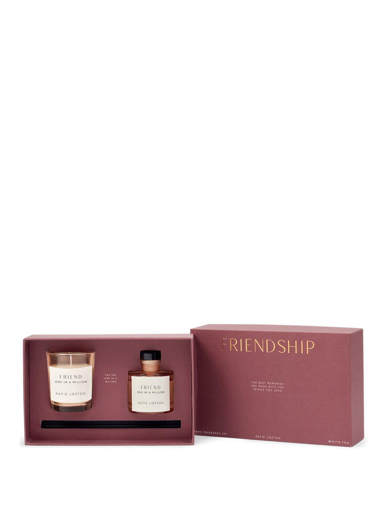 undefined MINI VOTIVE AND MINI REED DIFFUSER GIFT SET , FRIENDSHIP, Peach Rose and Sweet Mandarin
