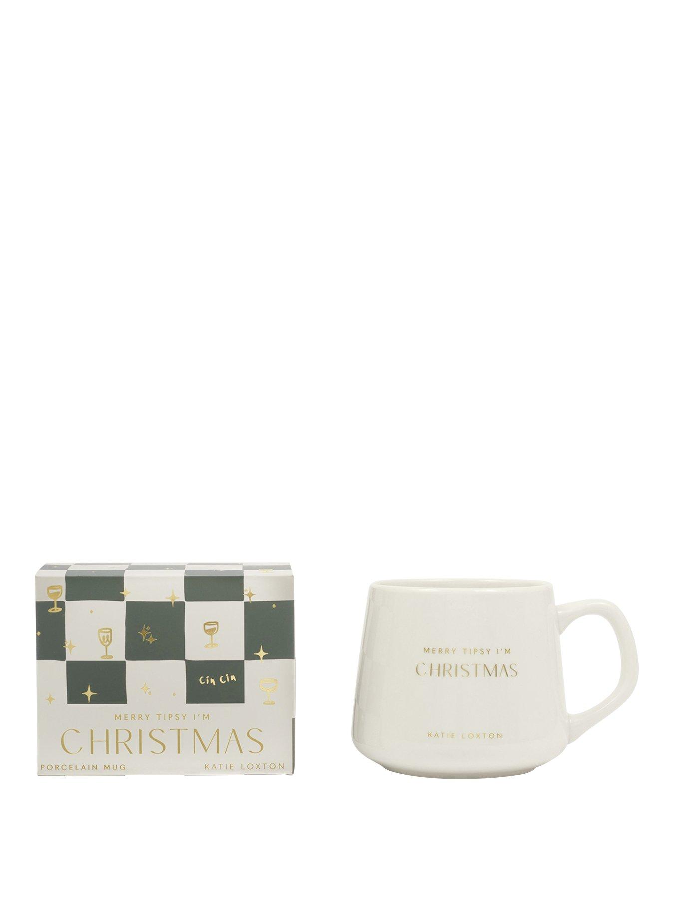 undefined PORCELAIN MUG , MERRY TIPSY I'M CHRISTMAS