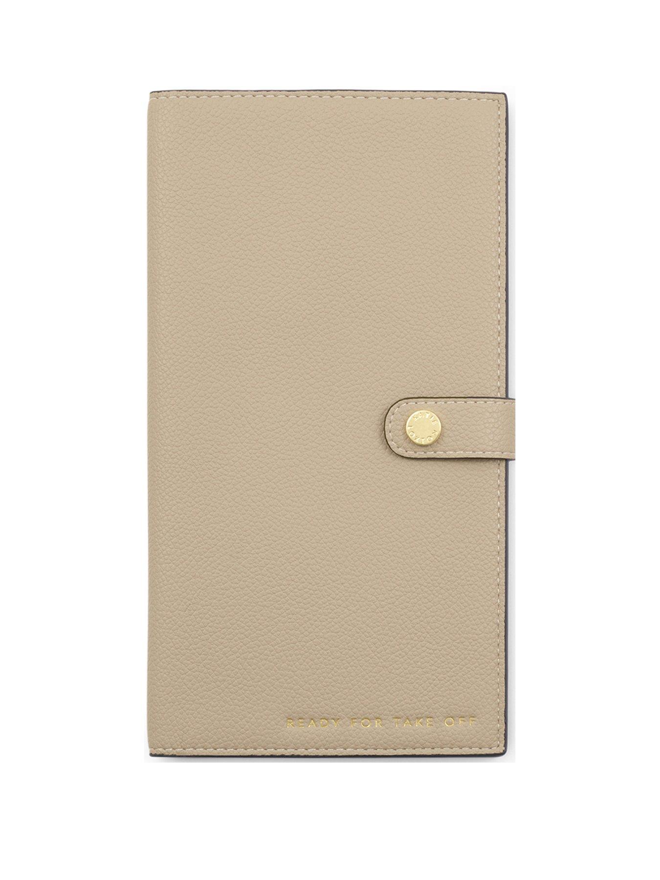 undefined SENTIMENT TRAVEL WALLET , READY FOR TAKE OFF , Light Taupe