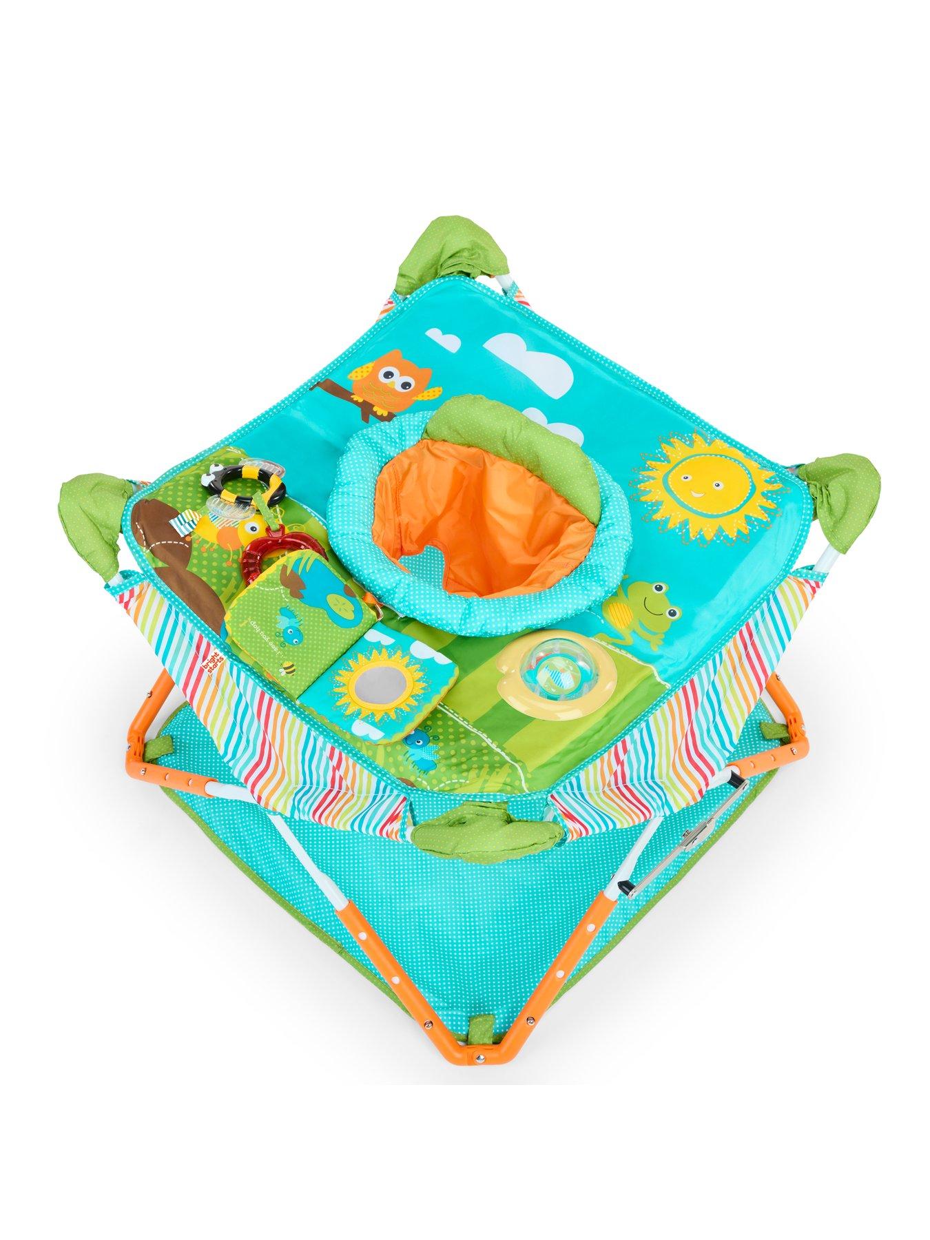  image of bright-starts-pop-n-jump-portable-activity-jumper-owl-forest
