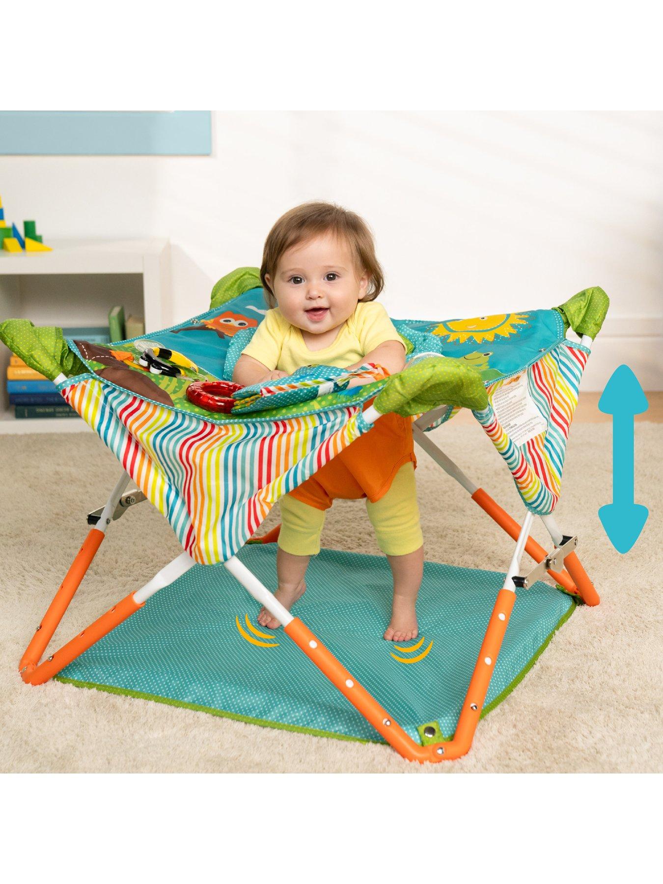  image of bright-starts-pop-n-jump-portable-activity-jumper-owl-forest