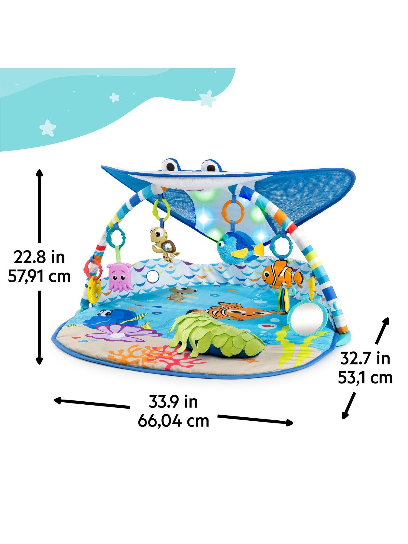 Image 6 of 8 of Bright Starts Disney Baby FINDING NEMO Mr. Ray Ocean Lights &amp; Music Gym