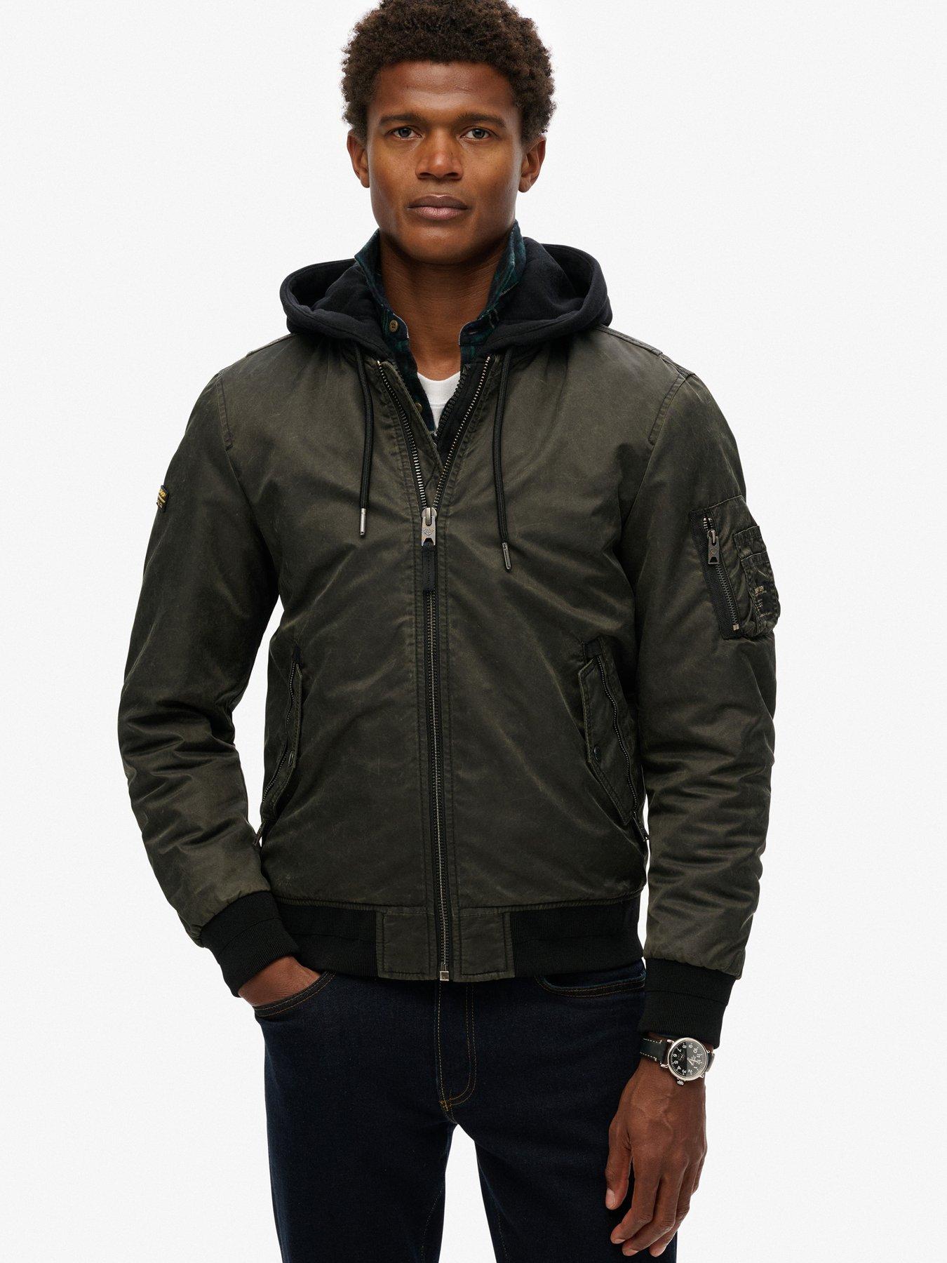 Image 3 of 5 of Superdry Military Ma1 Bomber Jacket - Green