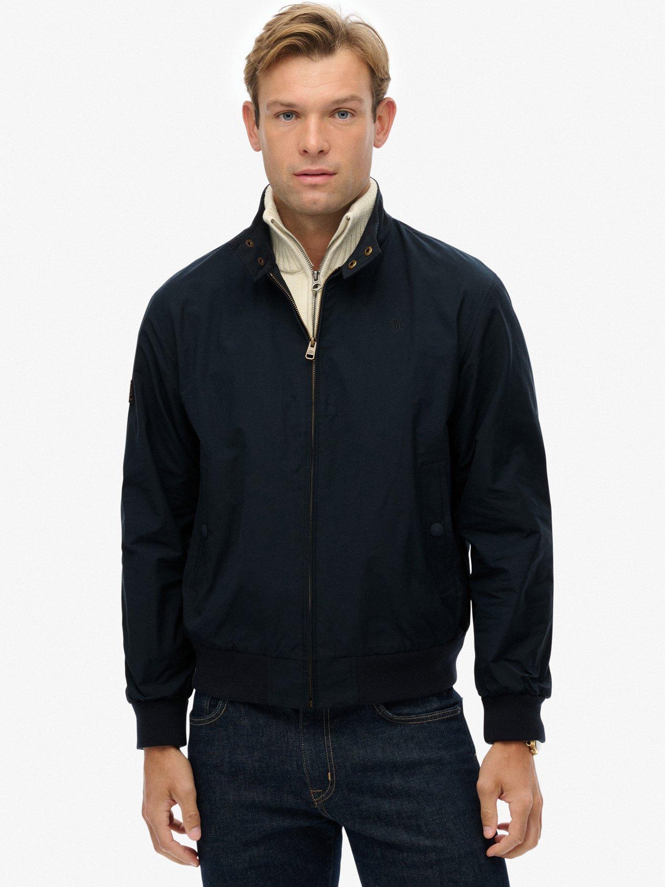 Image 1 of 6 of Superdry Classic Harrington Jacket - Navy