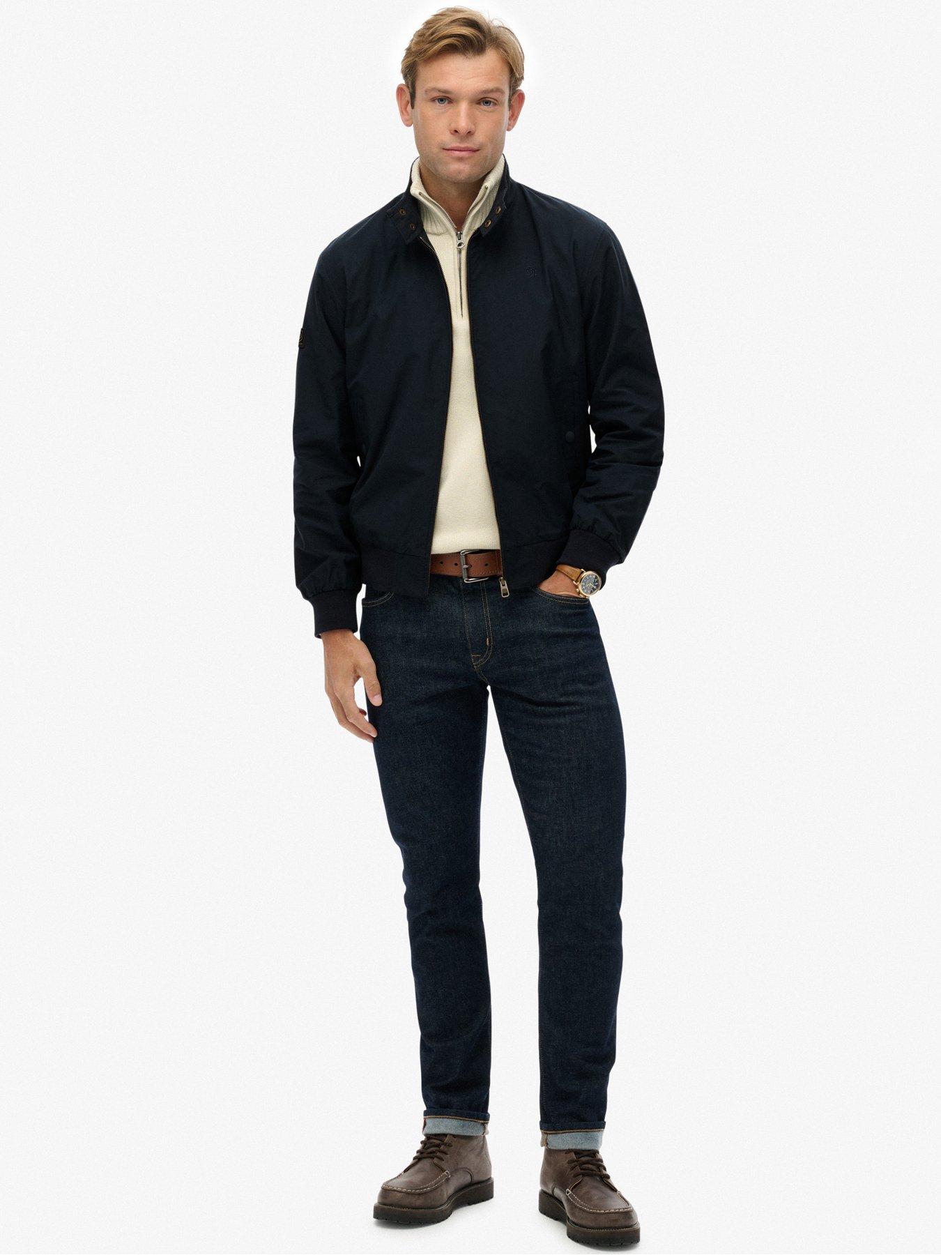 Image 3 of 6 of Superdry Classic Harrington Jacket - Navy