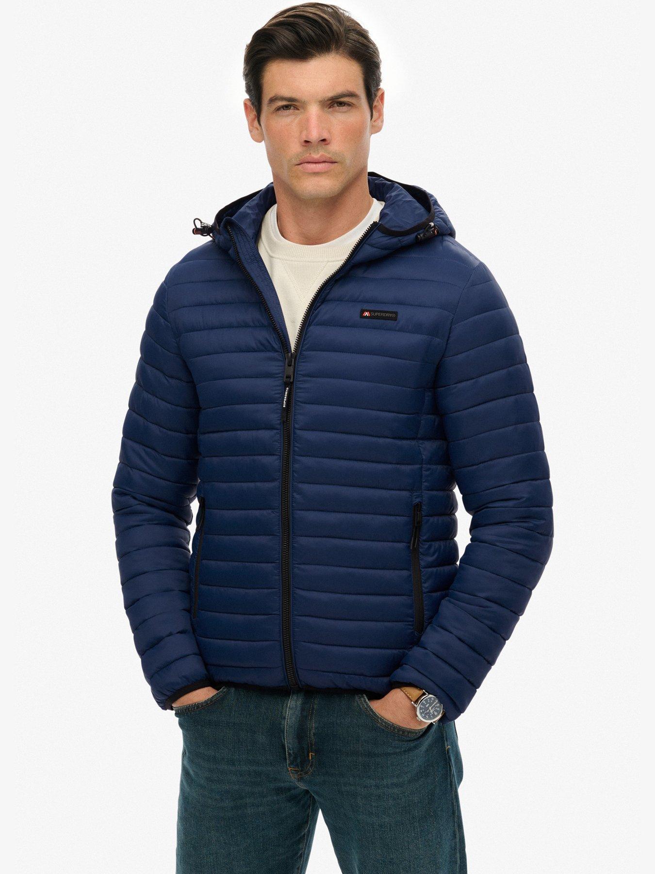Superdry Hooded Fuji Lite Jacket - Blue