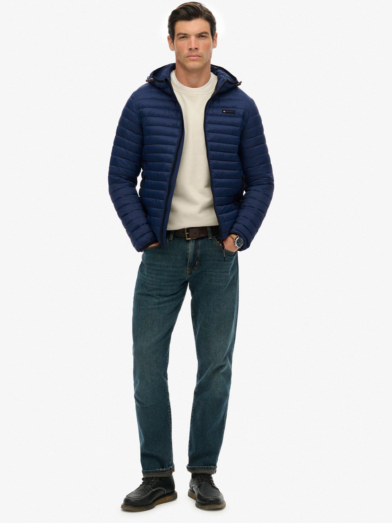  image of superdry-hooded-fuji-lite-jacket-blue