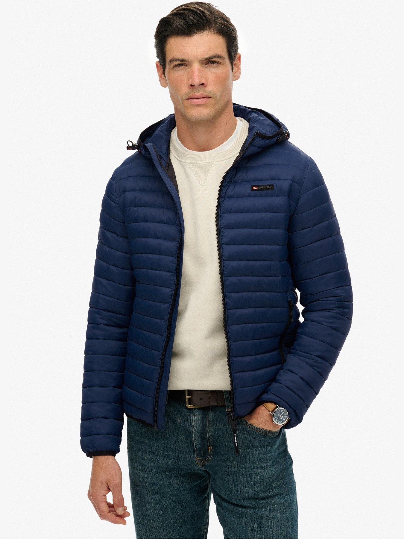  image of superdry-hooded-fuji-lite-jacket-blue