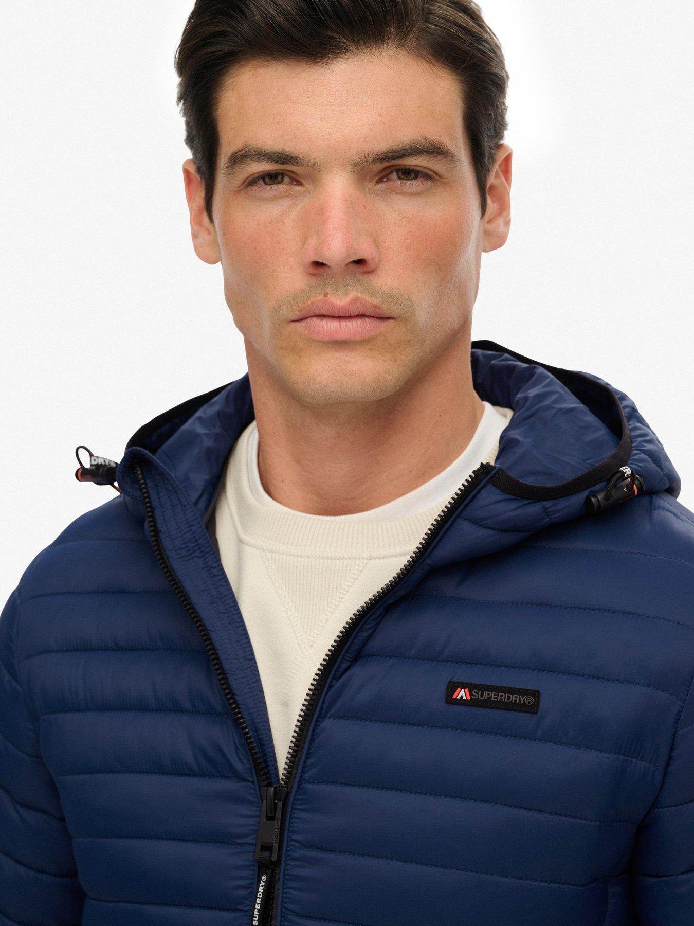  image of superdry-hooded-fuji-lite-jacket-blue