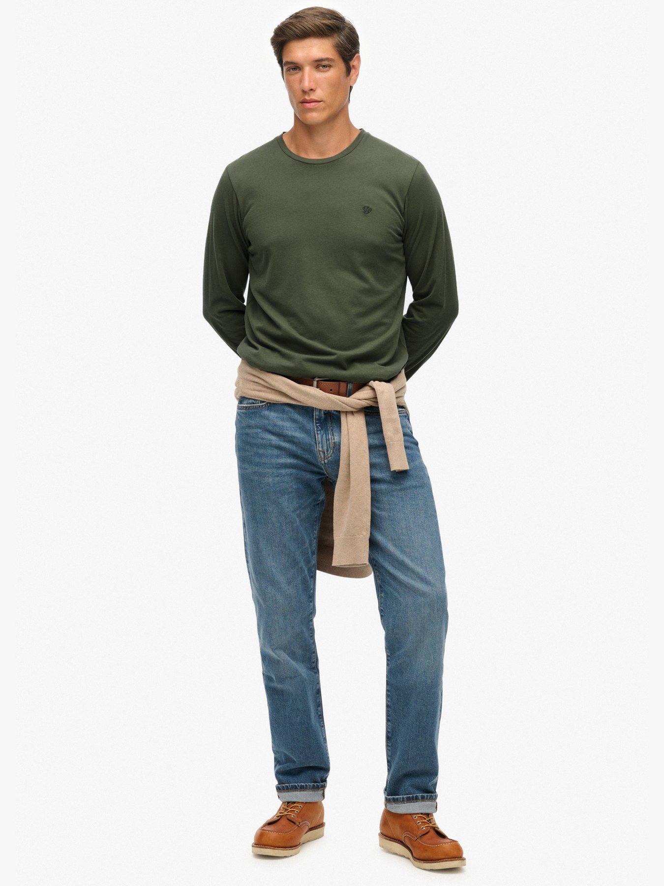  image of superdry-classic-essential-long-sleeve-t-shirt