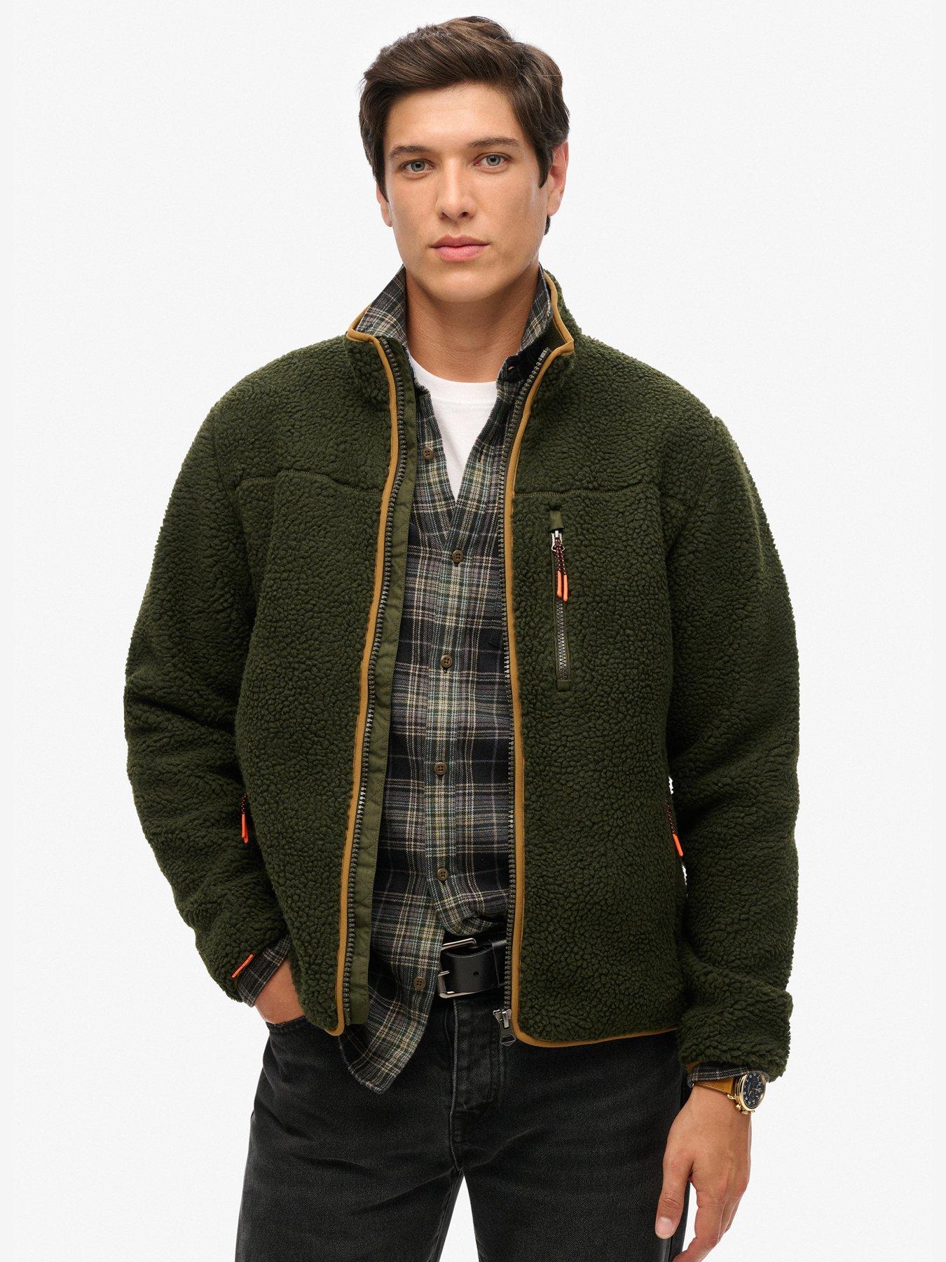Superdry Outdoor Full Zip Fleece Jacket - Green