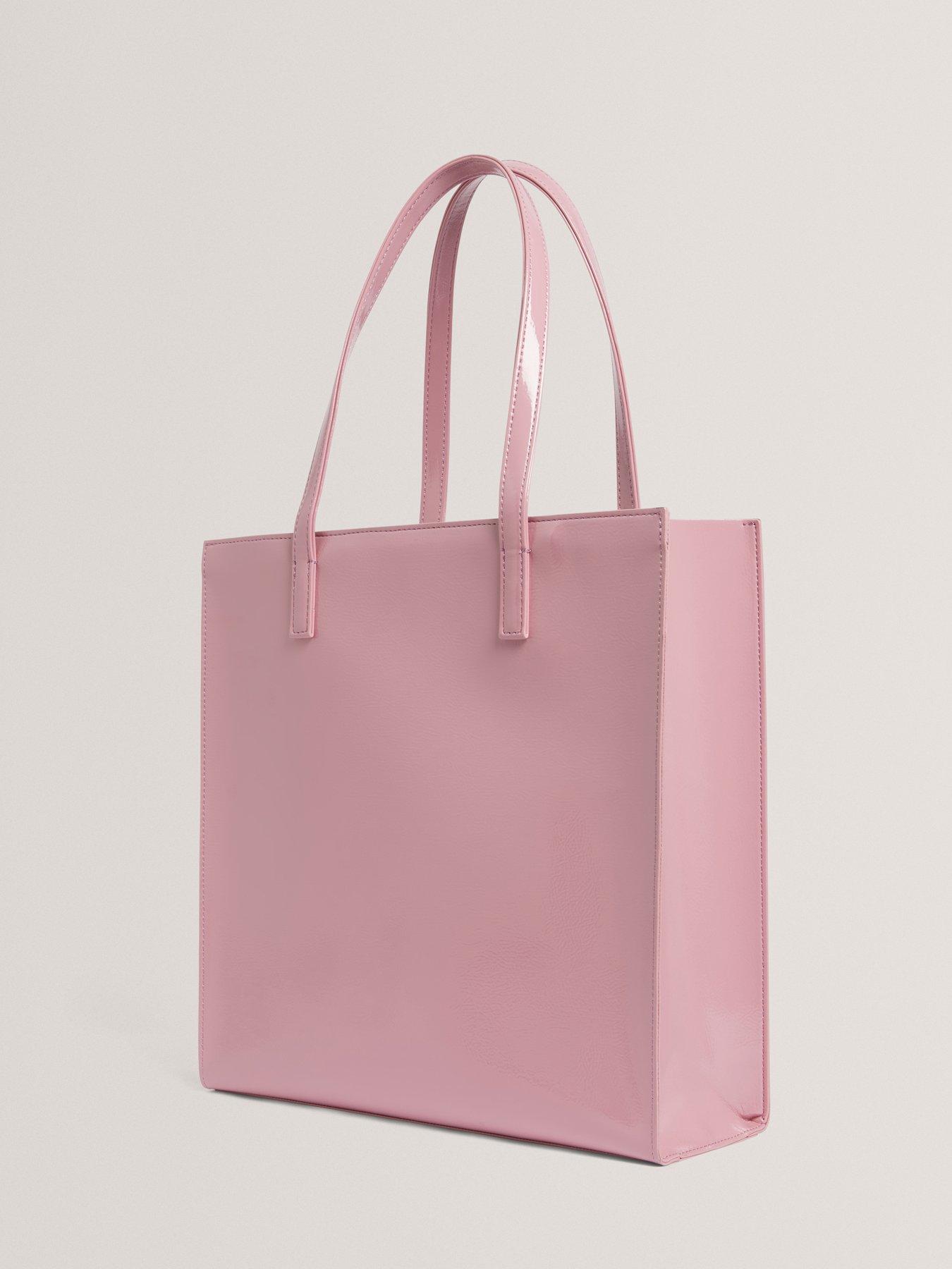  image of ted-baker-crinkle-large-icon-bag-pink