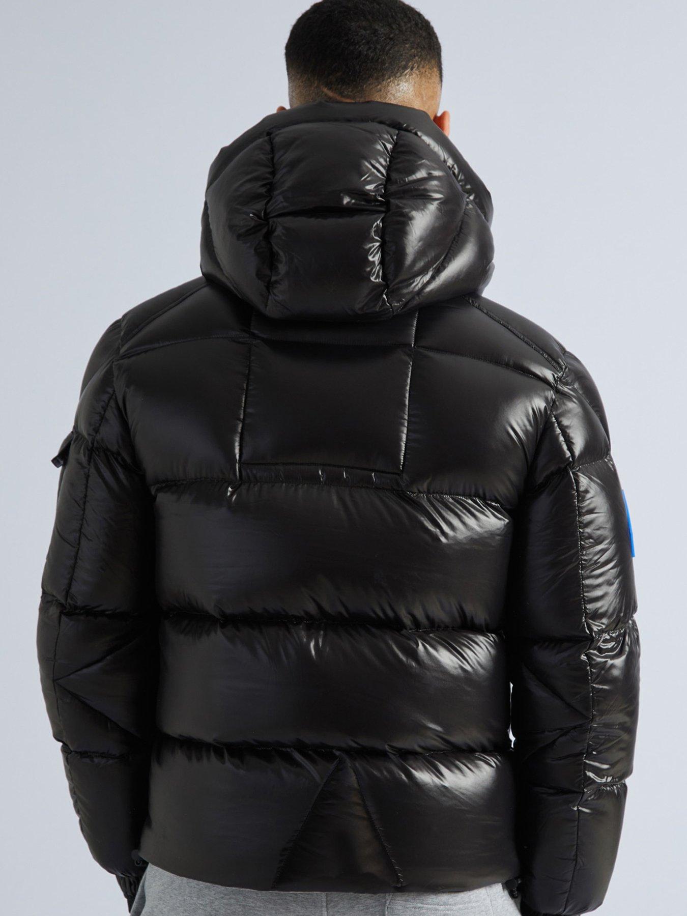  image of jack1t-ez-slick-padded-jacket-with-detachable-hood-black