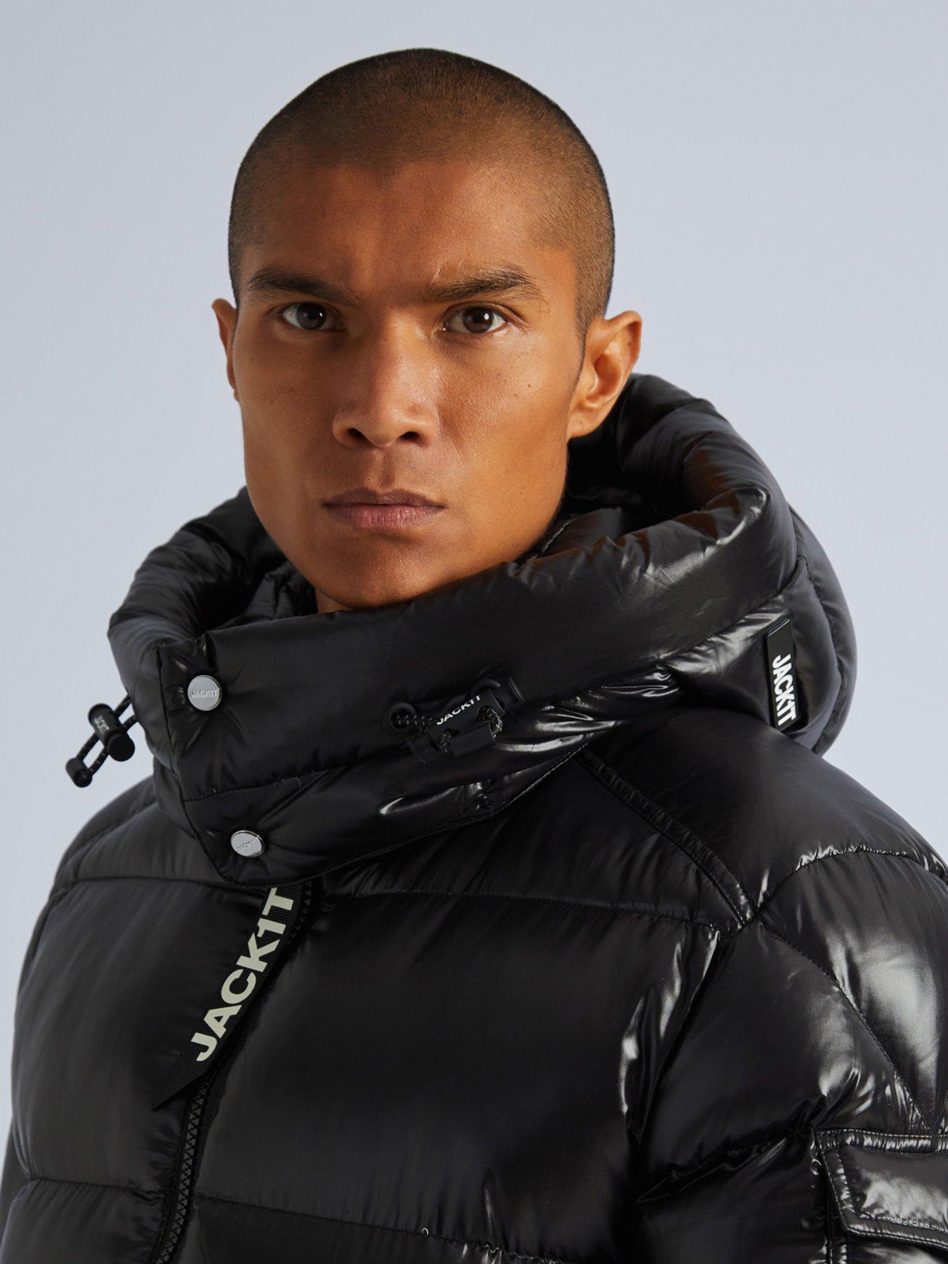 Image 6 of 6 of Jack1t Ez Slick Padded Coat - Black