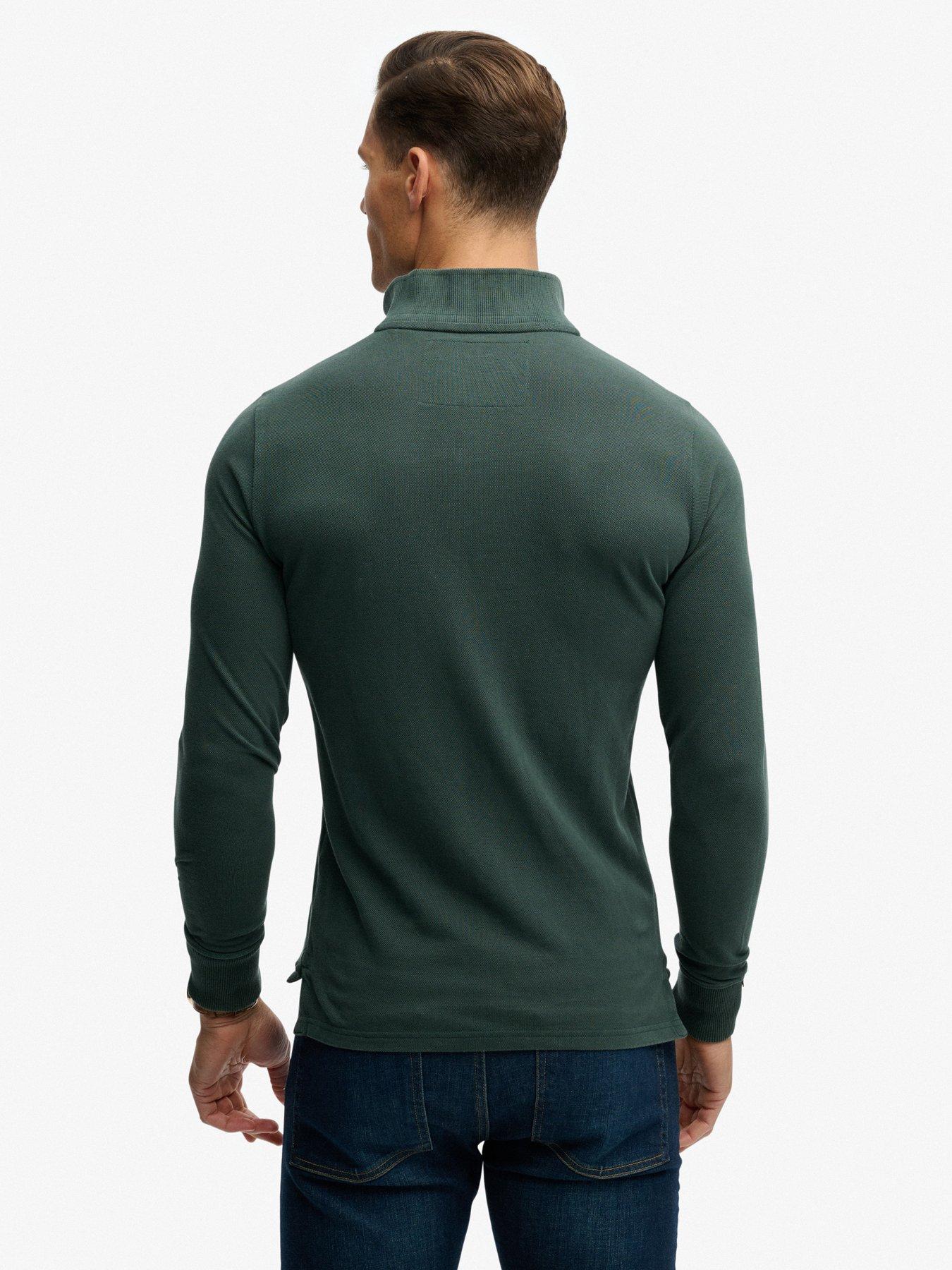  image of superdry-vintage-athletic-long-sleeve-polo-shirt