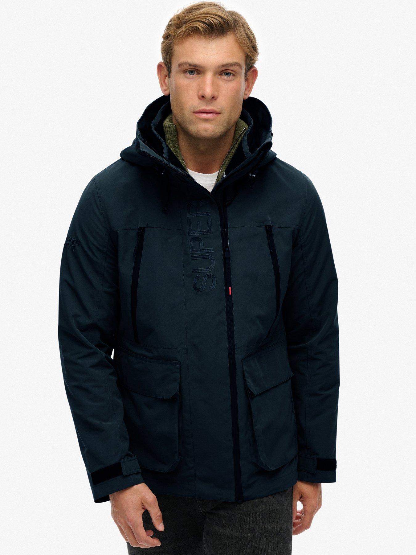 Superdry Colour Block Windbreaker Jacket - Blue