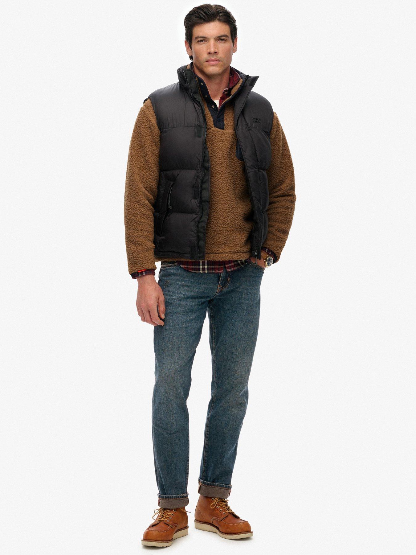  image of superdry-tech-padded-gilet-black