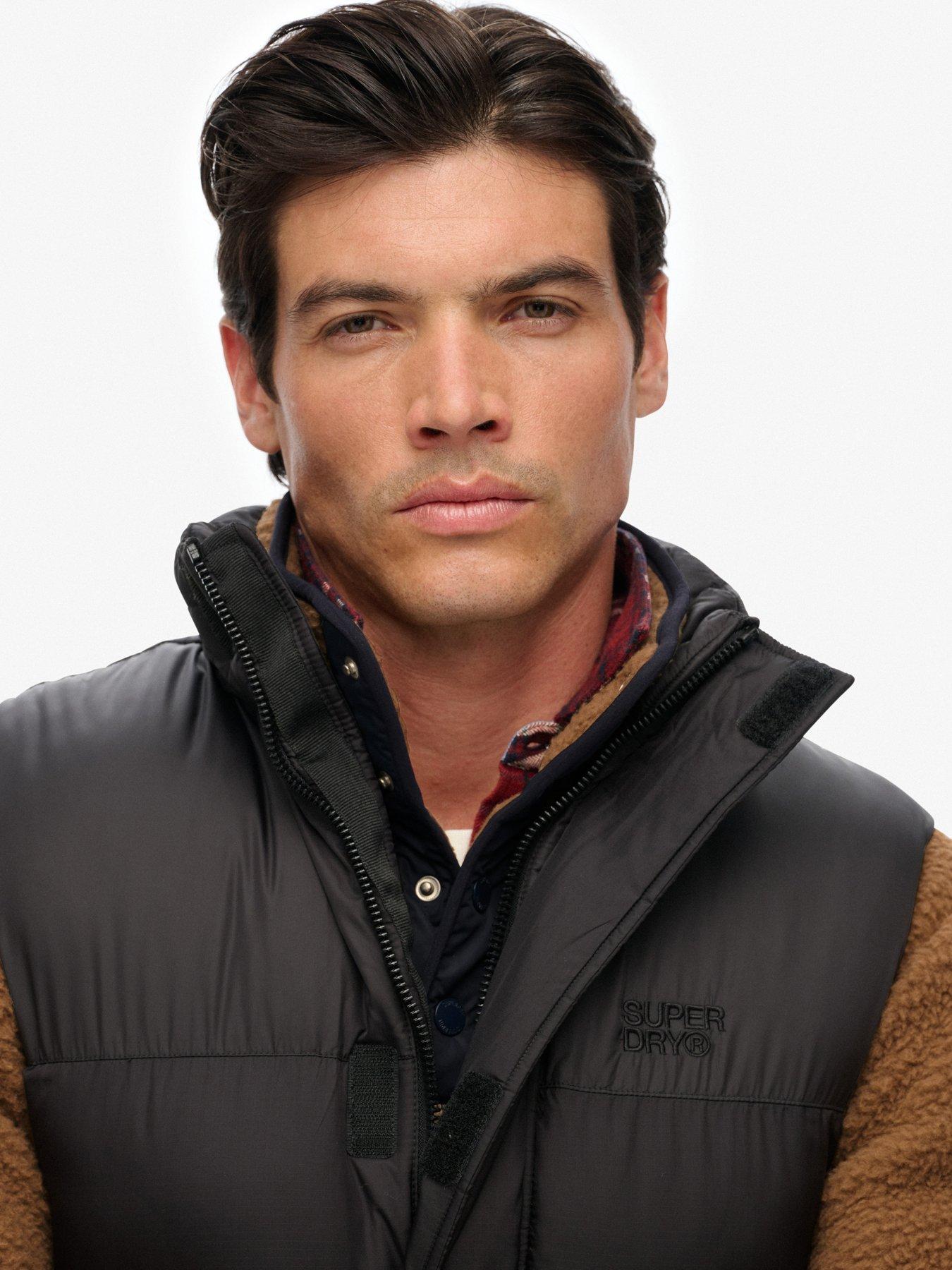  image of superdry-tech-padded-gilet-black