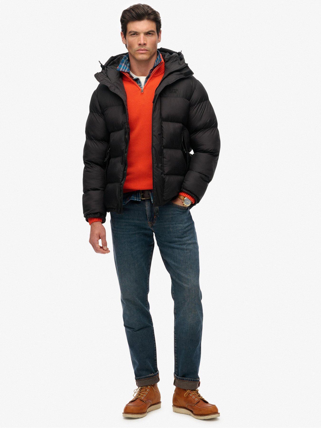 Image 3 of 4 of Superdry Hooded Tech Padded Jacket - Black