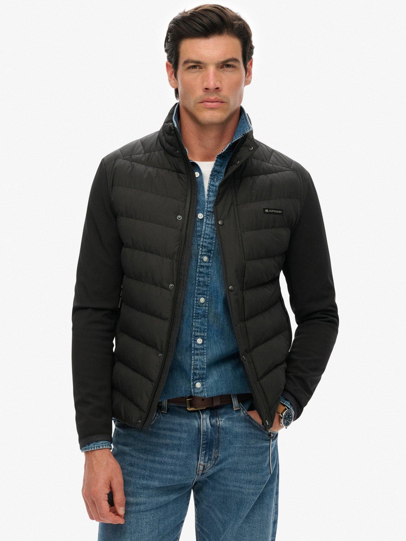 Superdry Storm Popper Softshell Jacket - Black