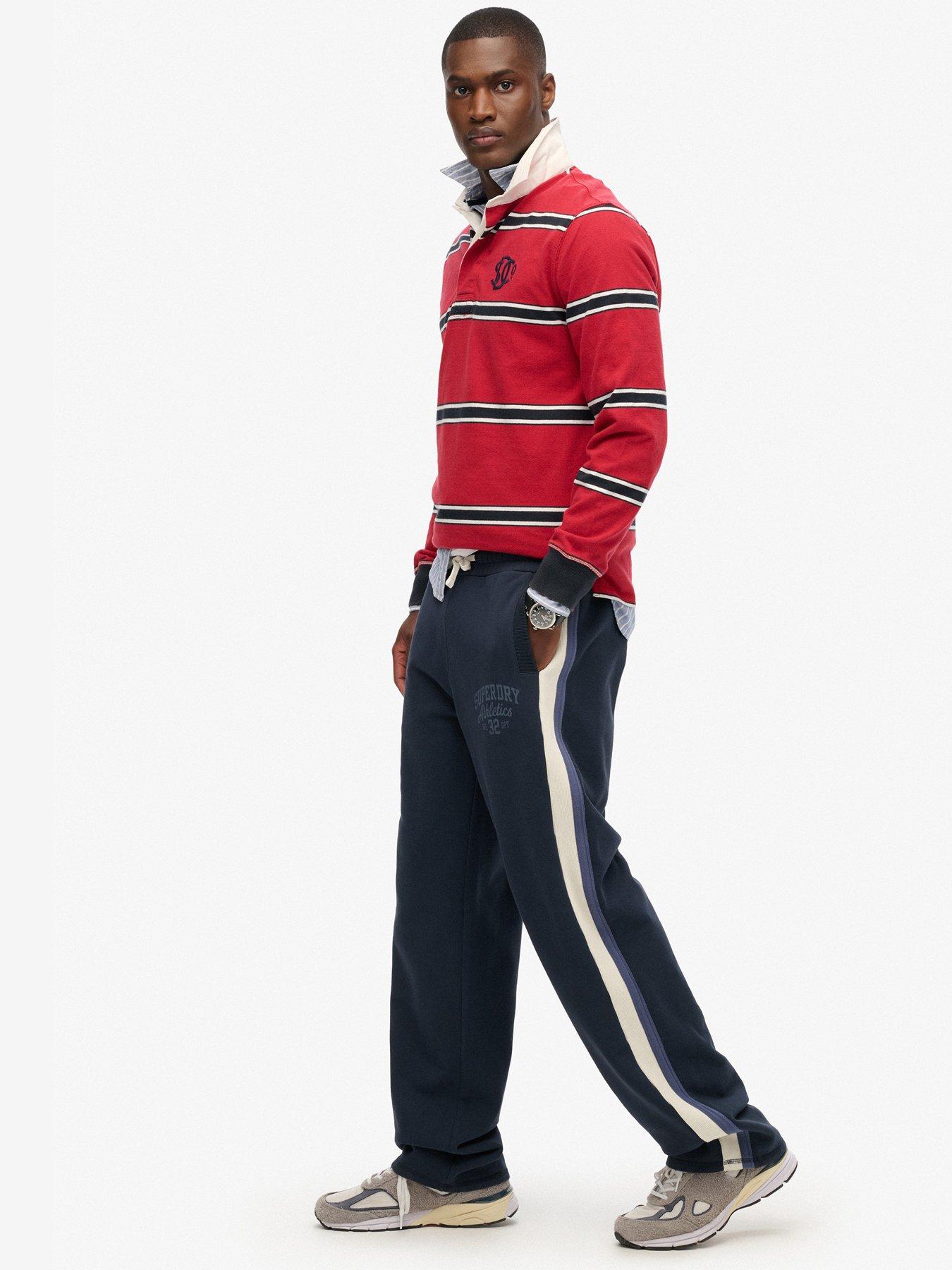  image of superdry-athletic-essential-straight-joggers-navy