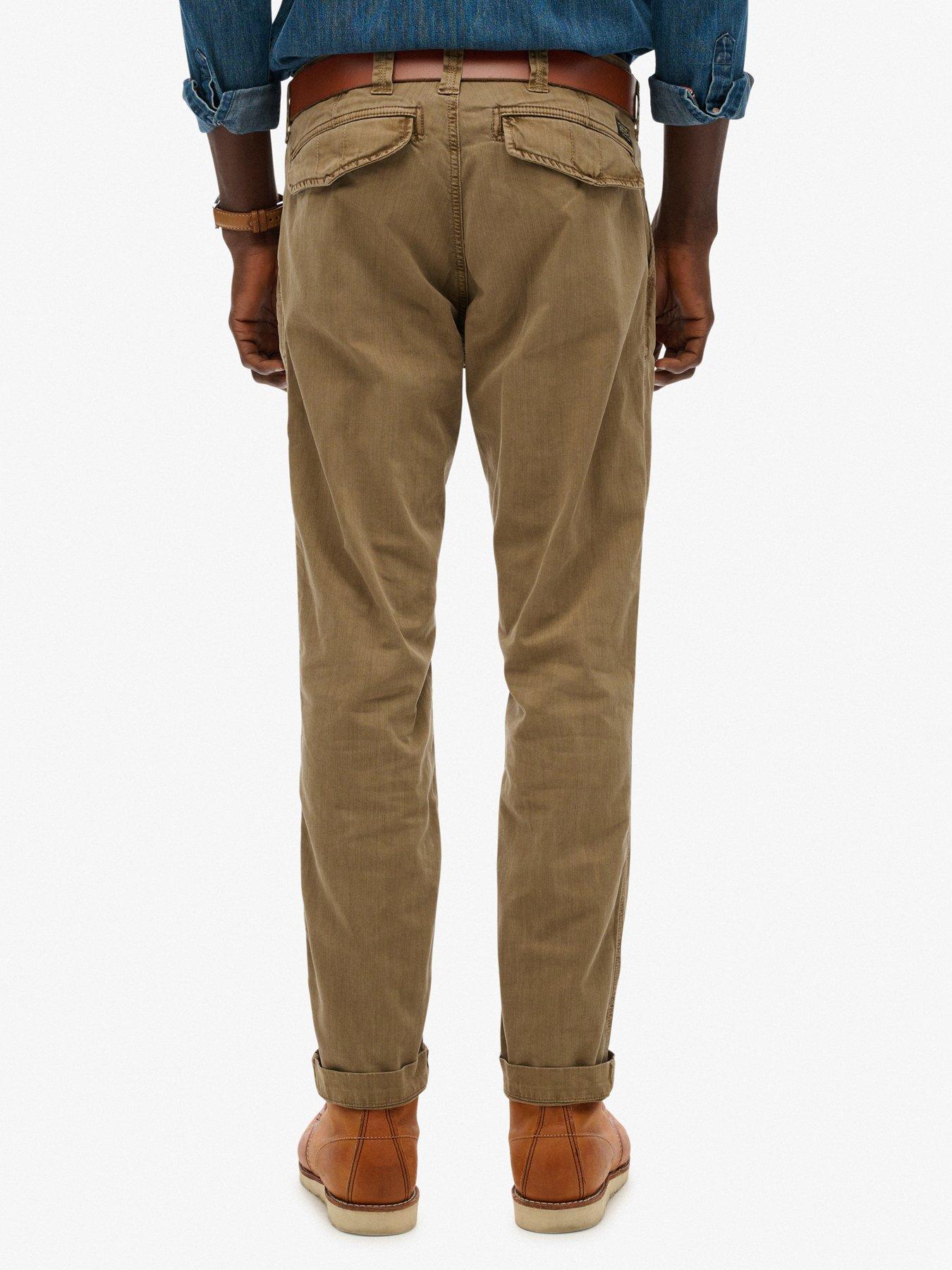  image of superdry-utility-chinos-green