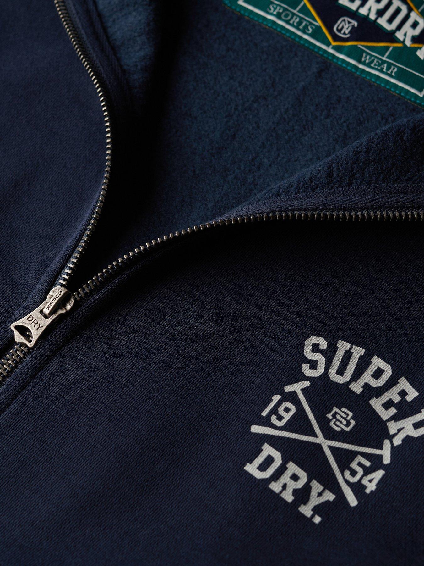 Image 6 of 6 of Superdry Athletic Club Track Top - Navy