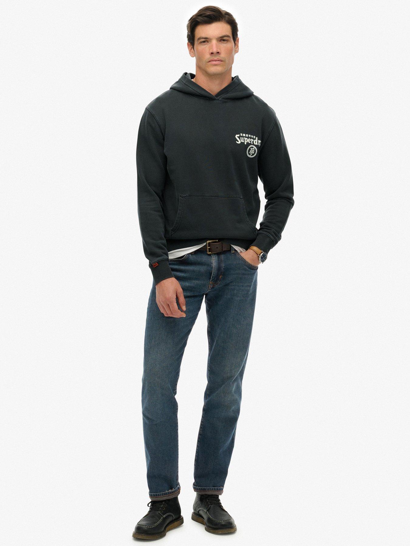 Image 3 of 6 of Superdry Tokyo Narrative Loose Hoodie - Black