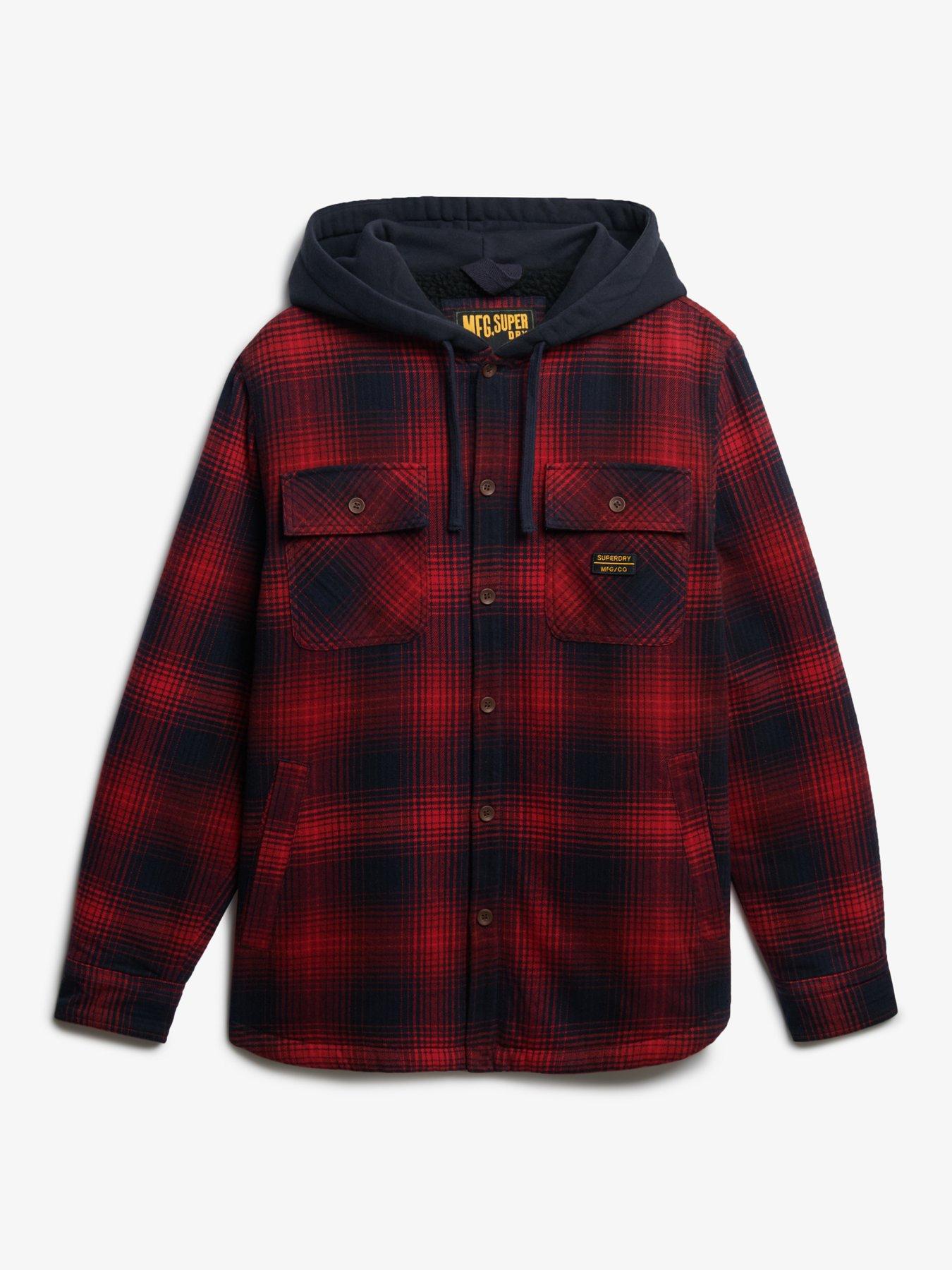 Image 5 of 5 of Superdry Superdry Surplus Hooded Check Shirt