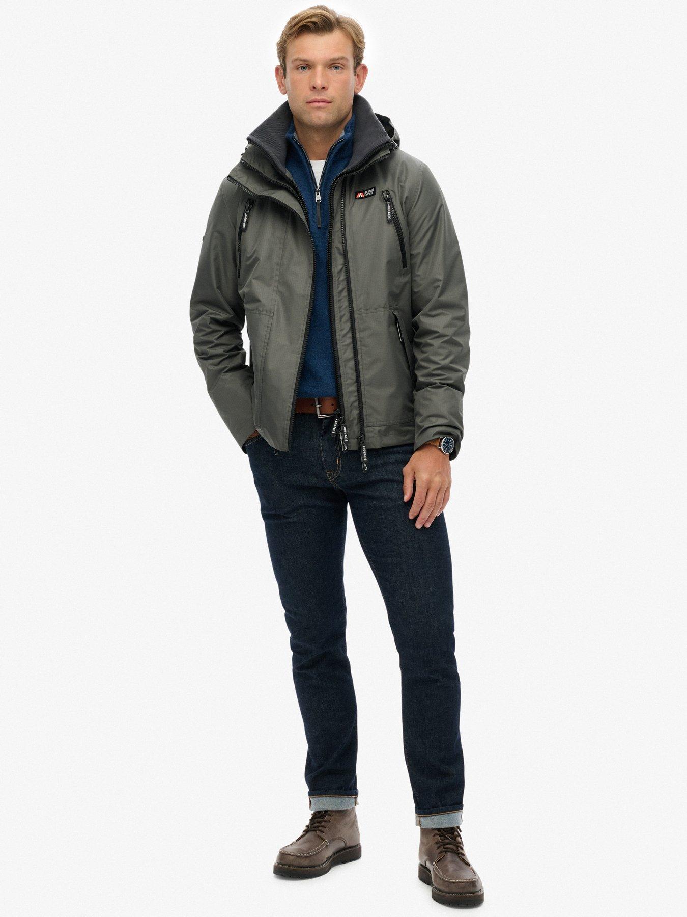 Image 3 of 6 of Superdry Hooded Mtn Windbreaker Jacket - Grey